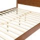 preview thumbnail 6 of 6, Fopp Mid-century Modern Oak Wood 4-Piece Platform Bedroom Set by Furniture of America