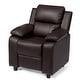 preview thumbnail 12 of 10, Deluxe Padded Kids Sofa Armchair Recliner Headrest Children w/ Storage - Single