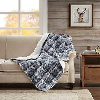 Woolrich Tasha Softspun Down Alternative Filled Oversized Throw