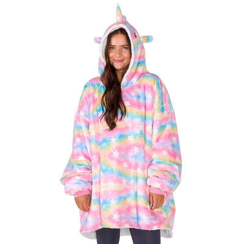 Bare Homey B-Cozy Oversized Sherpa Wearable Blanket