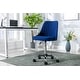 preview thumbnail 1 of 32, Porthos Home Jarvis Fabric Upholstered Office Chair with Chrome Base