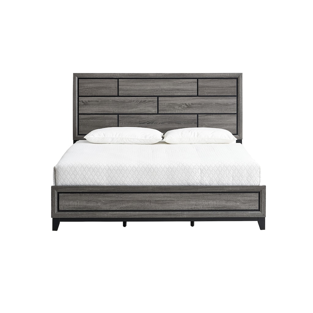 Glasgow Wood Frame Panel Bed