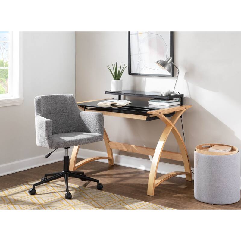 Carson Carrington Astrid Tray Top Nesting Ottoman Set