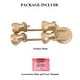 preview thumbnail 8 of 6, Adjustable 4-light Gold Spotlights Semi-flush Mount Tracking Ceiling Lights - L 29"x W 5"x H 7.5"