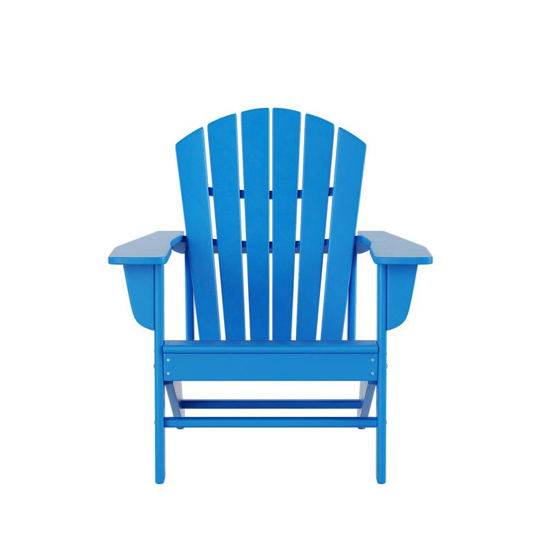 Altura Outdoor 5-Piece Adirondack Chair & Round Coffee Table Conversation Set