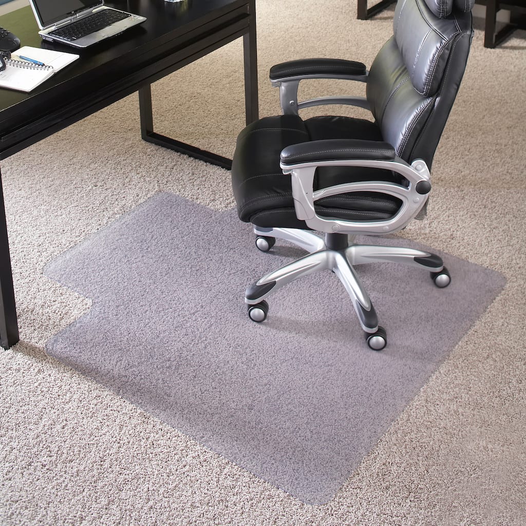 36" x 48" Big & Tall 400 lb. Capacity Carpet Chair Mat with Lip