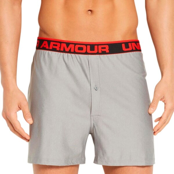 Shop Under Armour Mens Boxers Heathered 