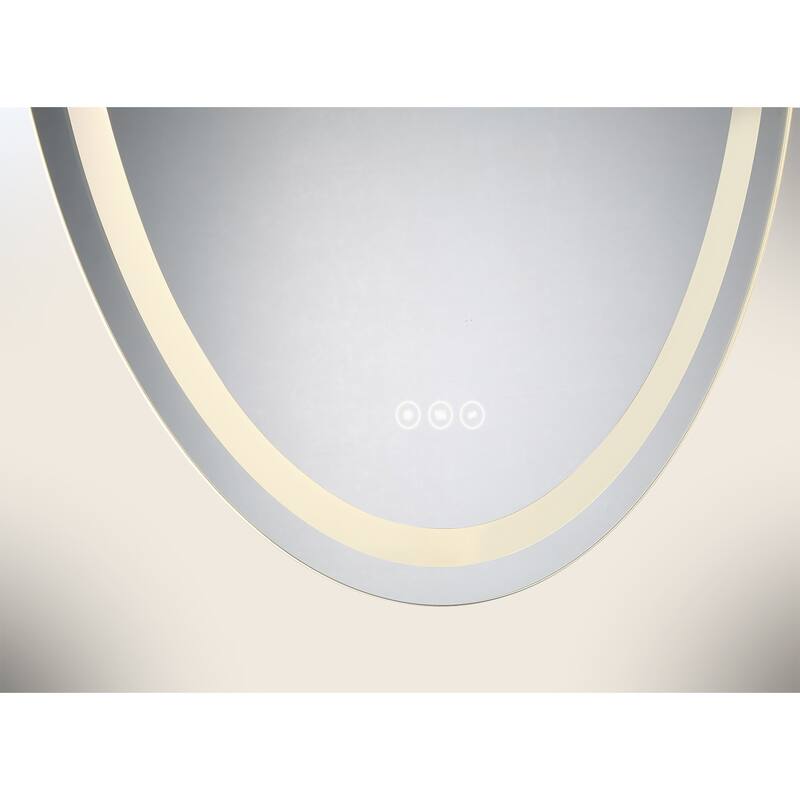 Savoy House 2-1228-24X36 Beckett 24"W x 36"H Oval Flat Glass and Metal