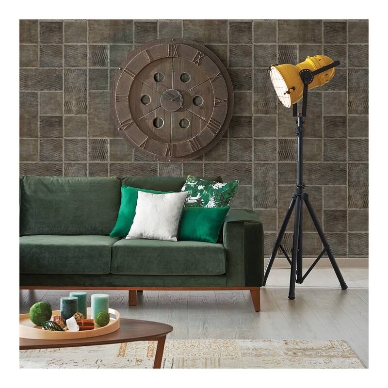 Fine Decor Ellison Gold Geometric Wallpaper - 20.5 x 396 x 0.025