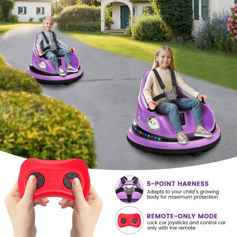 12V Electric Bumper Car Ride On Toys for Kids Best Gifts