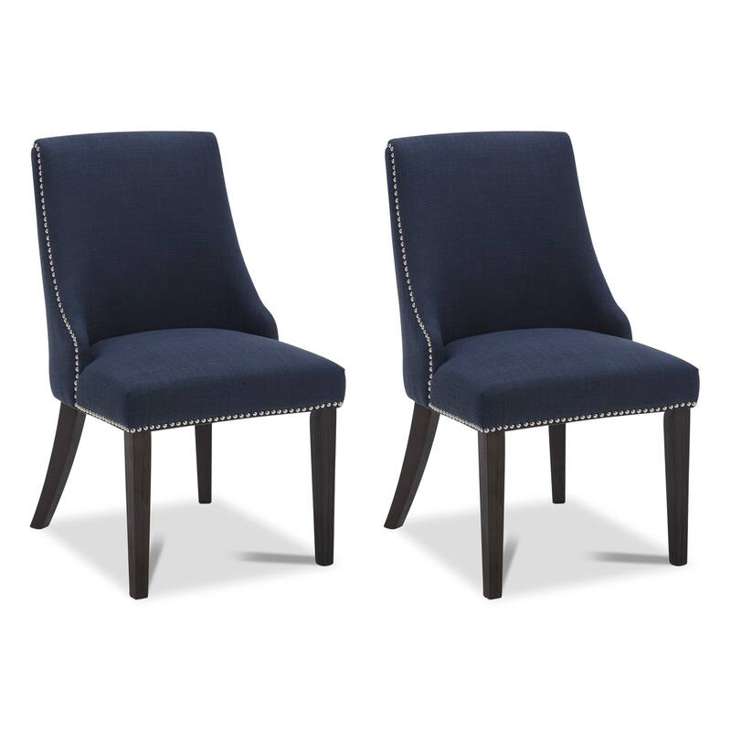 Spruce & Spring Enzo Upholstered Dining Chair Set of 2 - Insignia Blue