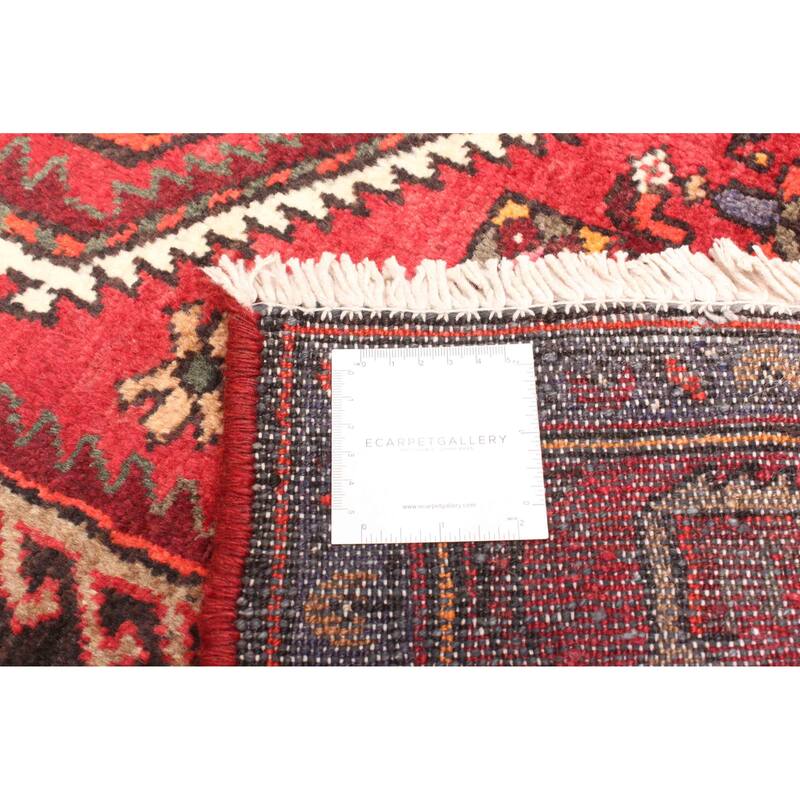 ECARPETGALLERY Hand-knotted Andelz Red Wool Rug - 4'8 x 6'4