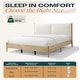preview thumbnail 15 of 17, Christopher Knight Home - Elara Bed with Solid Rubberwood Frame, Boucle Upholstered Headboard