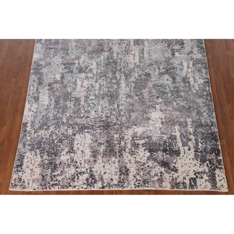 Abstract / Modern Area Rug Handmade Wool Carpet - 5'11"x 8'11"