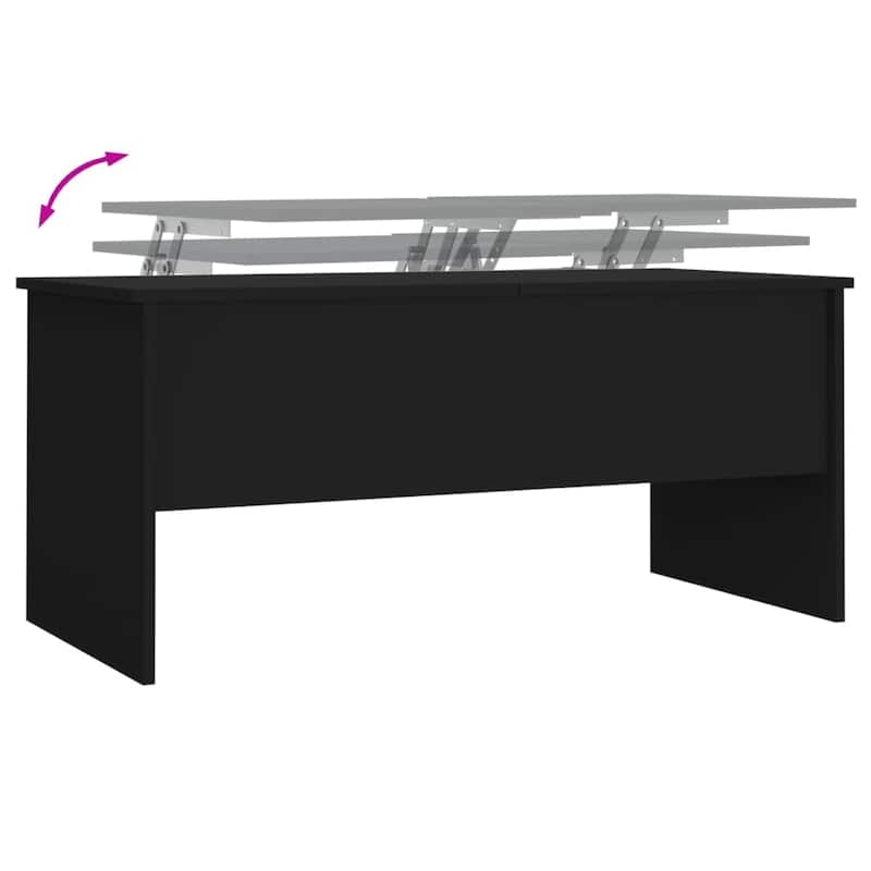 vidaXL Coffee Table Lift Top End Table Accent Side Sofa Table Engineered Wood - 40.2" x 19.9" x 18.3"