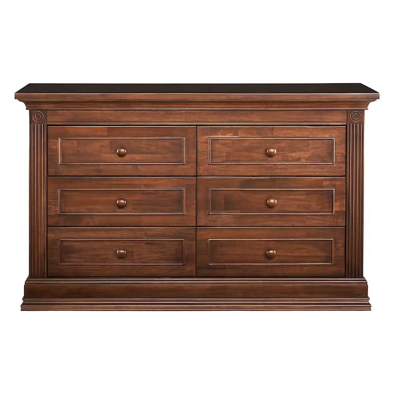 Baby Cache Montana 6 Drawer Dresser - Honey