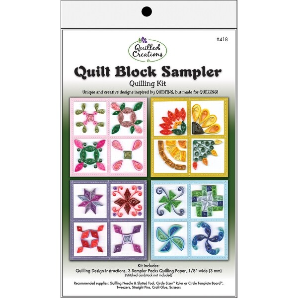 Quilling Kit-Quilt Block Sampler