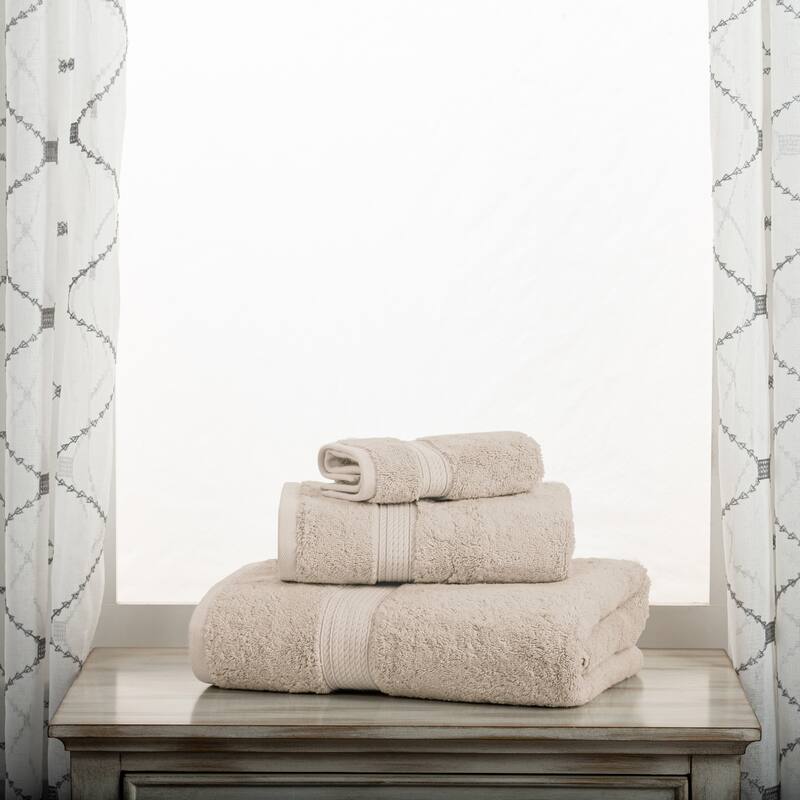 Marche Egyptian Cotton 3 Piece Towel Set by Superior
