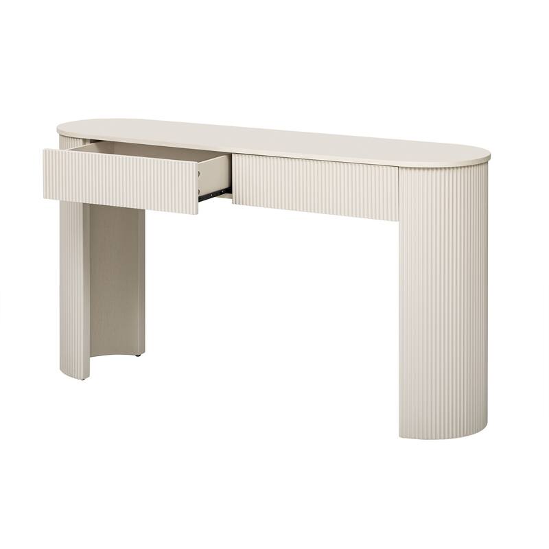 Console Table with sturdy legs and 2 Drawers