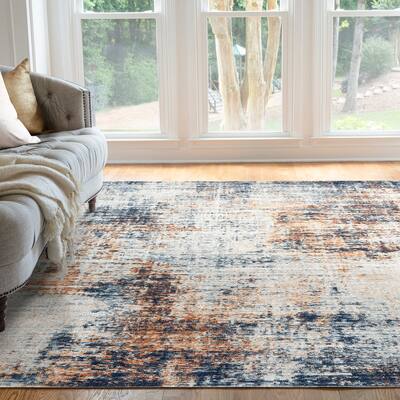 Piazza Industrial Abstract Indoor Area Rug