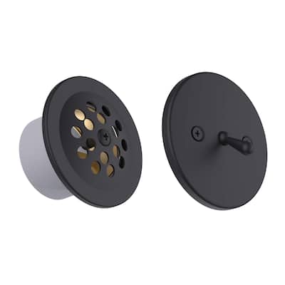 Fine Fixtures Bathtub Shower Drain - 20 Gauge Tubing, Trip Lever Overflow Assembly Tub Drain Kit