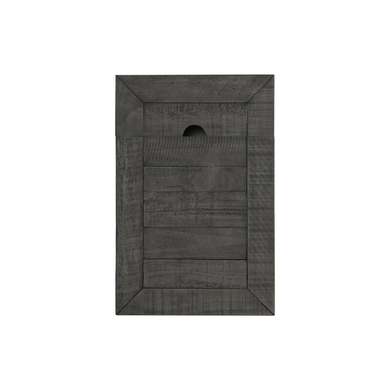 Monterey Solid Wood Chairside End Table with Hidden Power Outlets