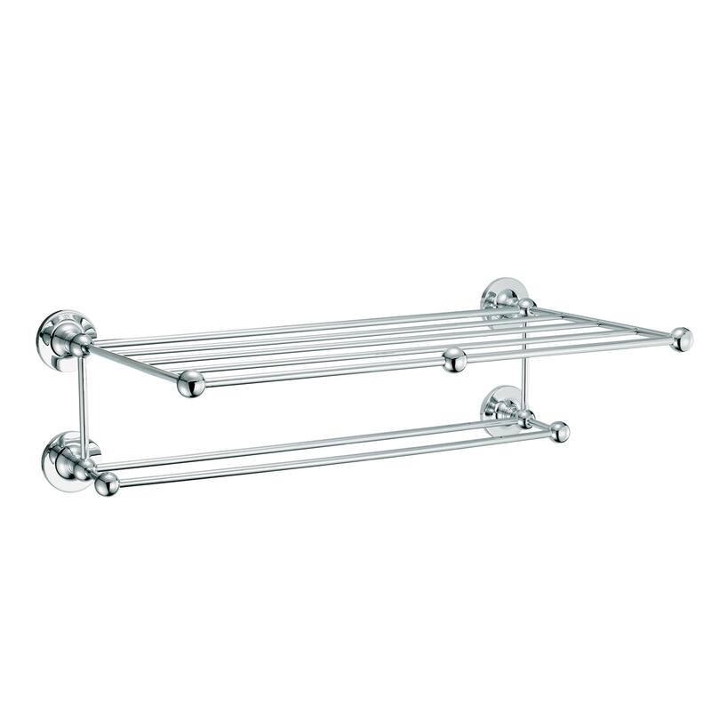 Carlton Towel Shelf - Polished Chrome