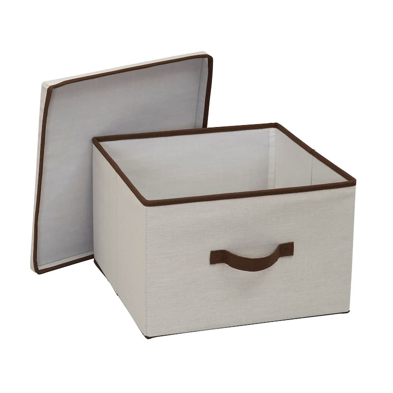 Household Essentials Storage Box With Lid With Sturdy Sides