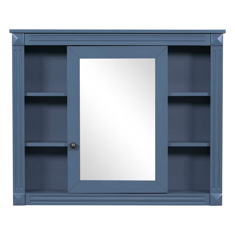 Merax Modern Bathroom Wall Cabinet with Mirror