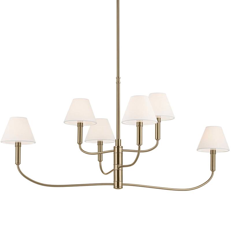 Kichler 52767 Eadie 6 Light 41" Chandelier - Champagne Bronze