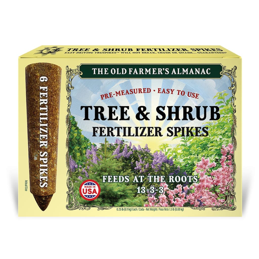 The Old Farmer's Almanac Tree & Shrub Fertilizer Spikes 13-3-3