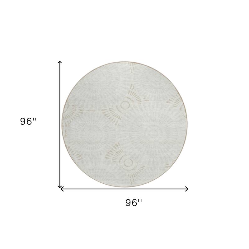 HomeRoots Geometric Transitional Rectangle Outdoor Rug