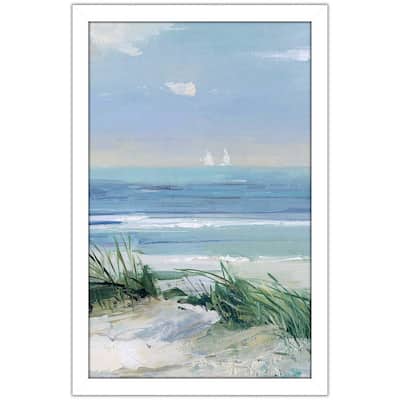 "Coastal Breezes (Vertical)" by Sally Swatland Print on Acrylic