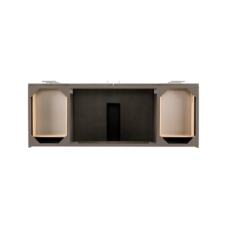 James Martin Vanities Metropolitan 60" Single Vanity, Silver Oak