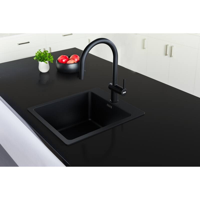 Franke MAG61015 Maris 17-5/16" Undermount Single Basin Granite Bar