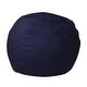preview thumbnail 78 of 191, Small Refillable Bean Bag Chair for Kids and Teens Navy Blue