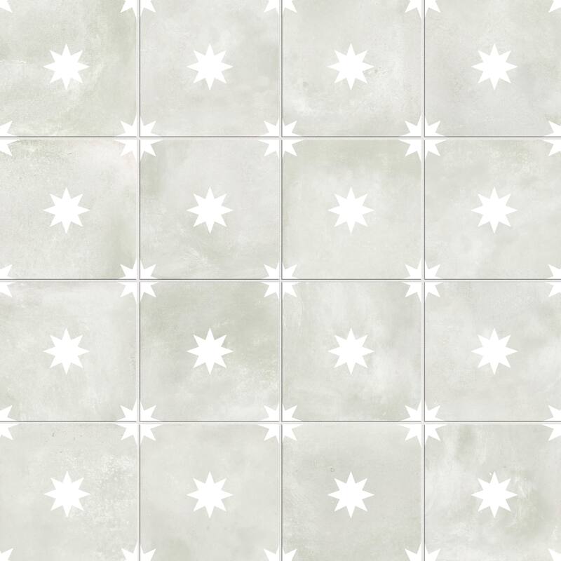 Merola Tile Starlight Sage 17-3/8" x 17-3/8" Porcelain Floor and Wall Tile