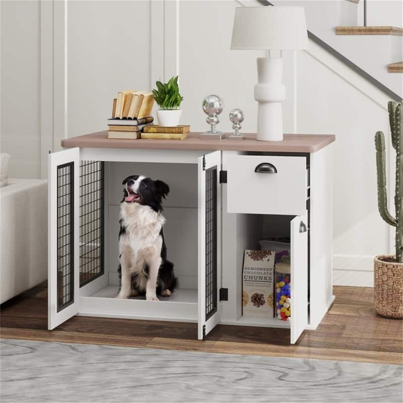 Dog Crate - White