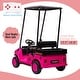 preview thumbnail 4 of 26, Kids Electric 12V Golf Cart Ride-On with 2.4G Remote Control, Roof, Music & Big Seat, Ages 3+