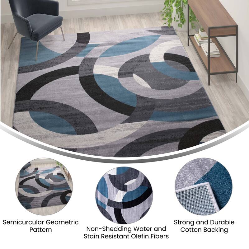 Modern Geometric Design Area Rug