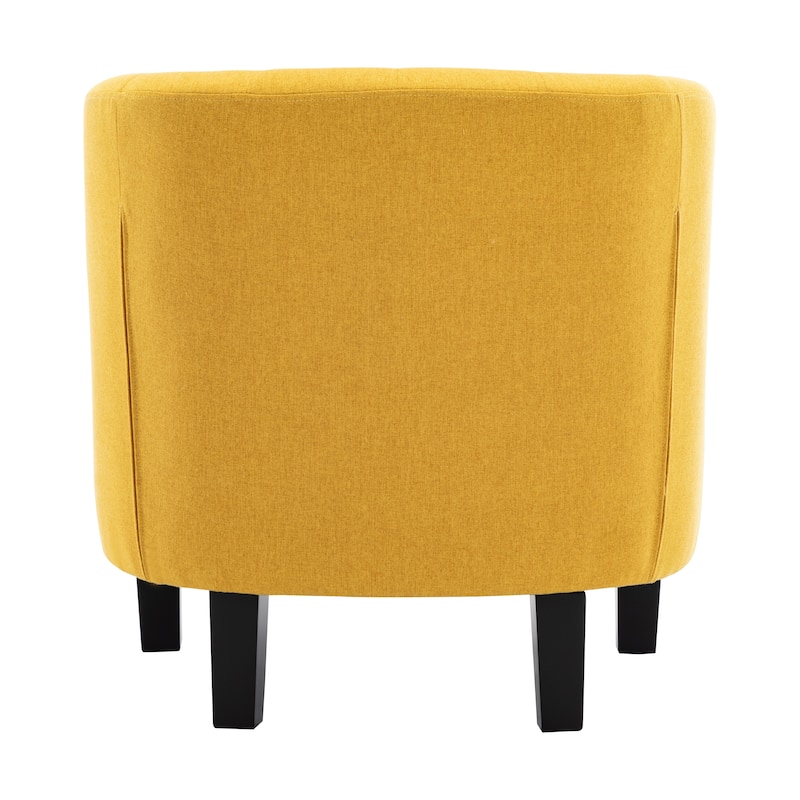 Corvus Oxonia Tufted Fabric Upholstered Club Chair