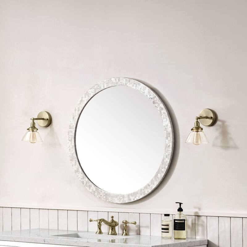 James Martin Vanities 725-MR30 Callie 30" W x 30" H Rectangular Wood