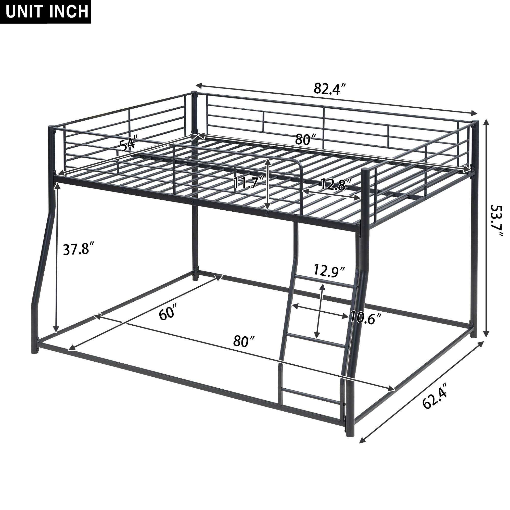 Classic Elegant Full XL over Queen Bunk Bed On Sale Bed Bath