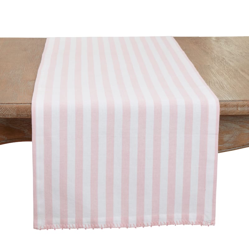 Soothing Stripes Table Runner - 16"x72" - Pink
