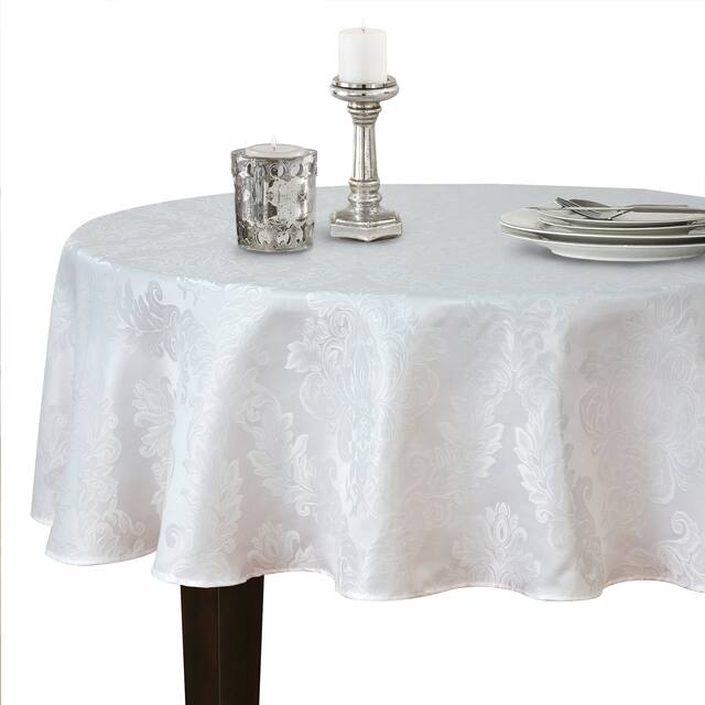 Elrene Barcelona Damask Elegant Fabric Tablecloth