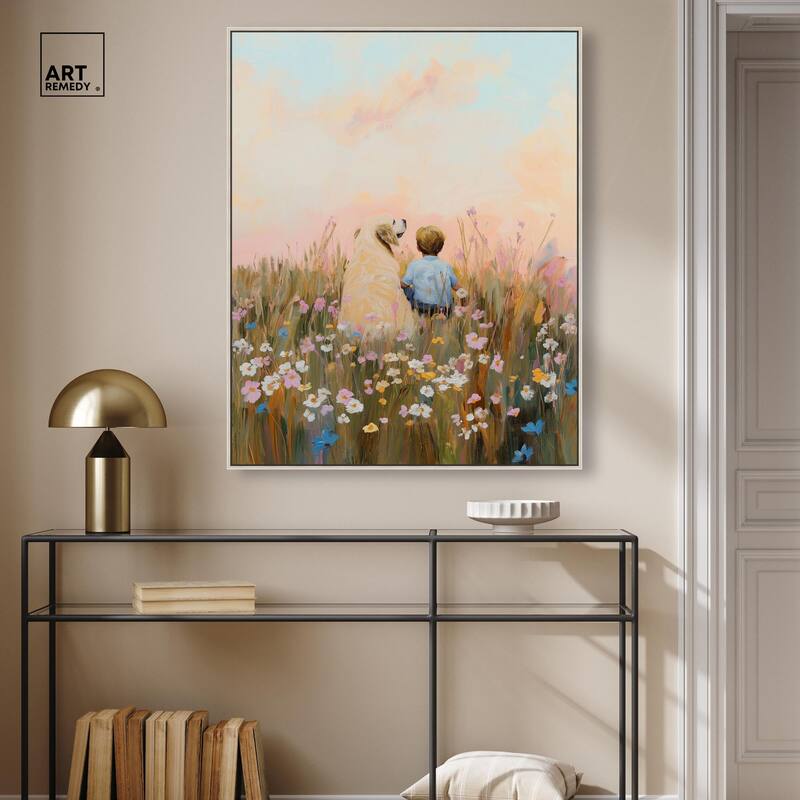 Sunset Companions Canvas by Art Remedy