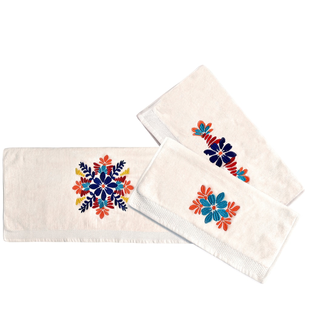 HiEnd Accents Bonita Towel Set, 3 PC