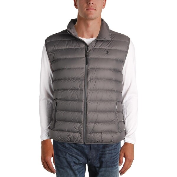 Shop Polo Ralph Lauren Mens Big & Tall Packable Vest Puffer Lightweight - Free Shipping Today ...