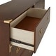 preview thumbnail 11 of 22, Kedric 6-Drawer Gold Accent Dresser by iNSPIRE Q Bold