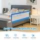 preview thumbnail 13 of 17, 71 Inch Extra Long Swing Down Bed Guardrail with Safety Straps - 71" x 14.5" x 22"